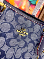 Coach Mollie Tote In Signature Chambray