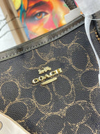 Coach City Tote Bag Brown Signature