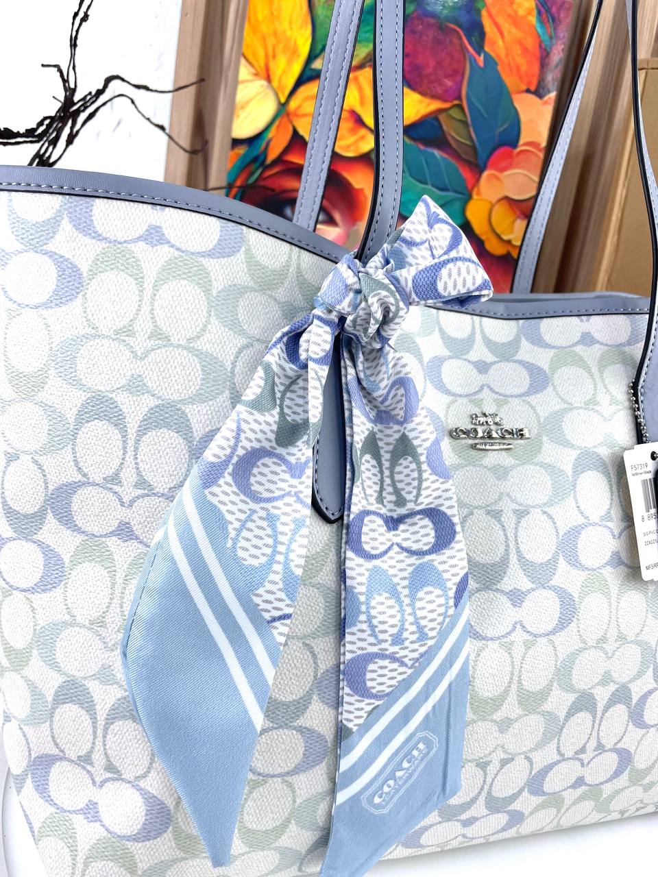 Coach City Tote Bag In Signature Canvas