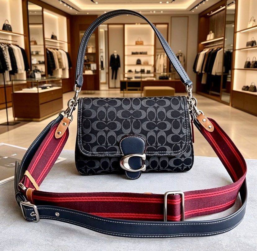 Coach Soft Tabby Shoulder Bag in signature denim