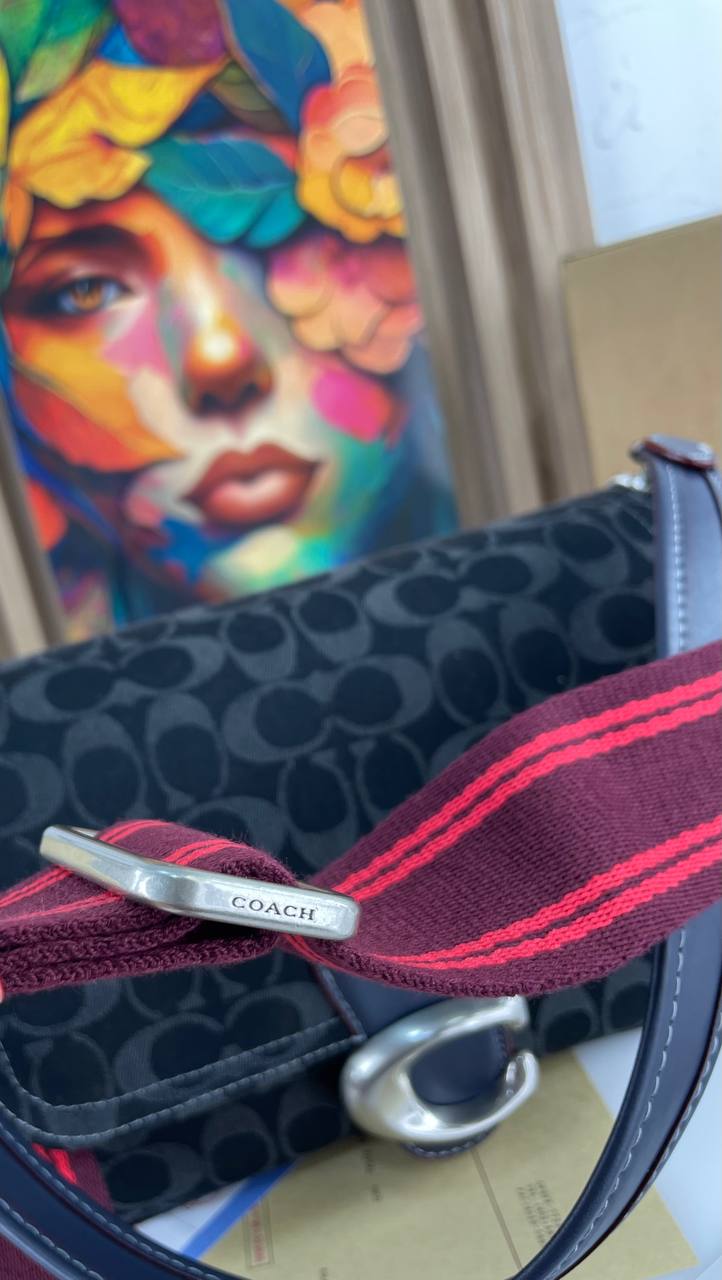Coach Soft Tabby Shoulder Bag in signature denim