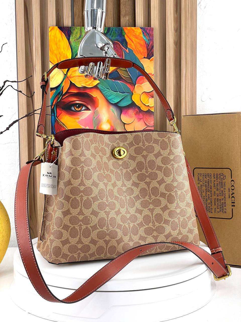 Coach Willow Shoulder Bag In Signature Canvas