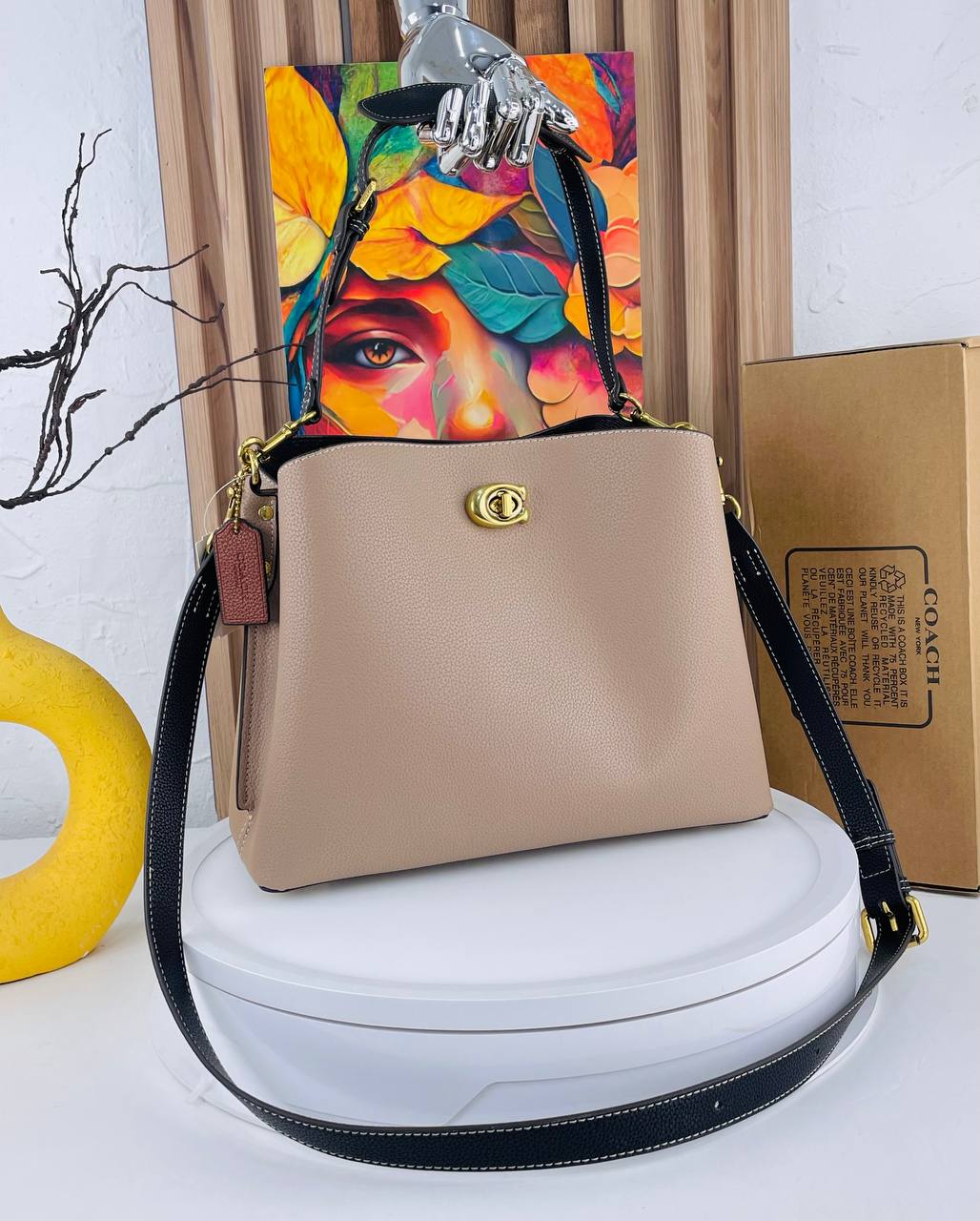Coach Willow Shoulder Bag In Signature Canvas