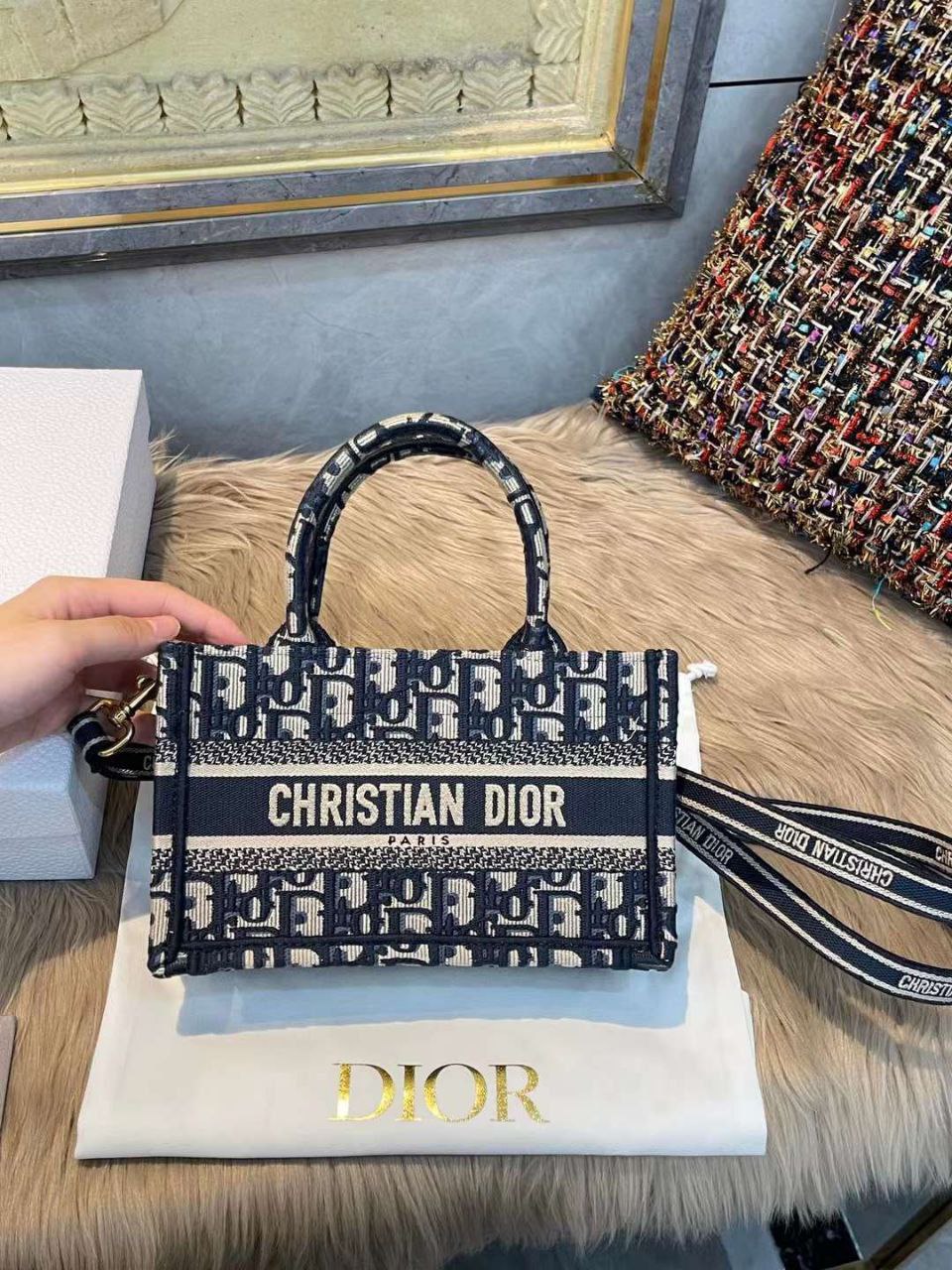 Christian Dior Small Book Tote