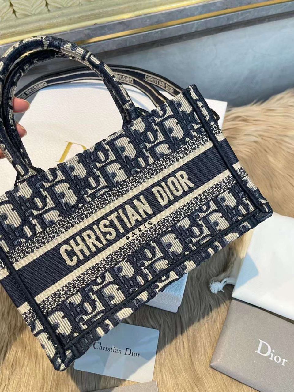 Christian Dior Small Book Tote