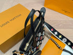 Louis Vuitton embellished denim mini tote