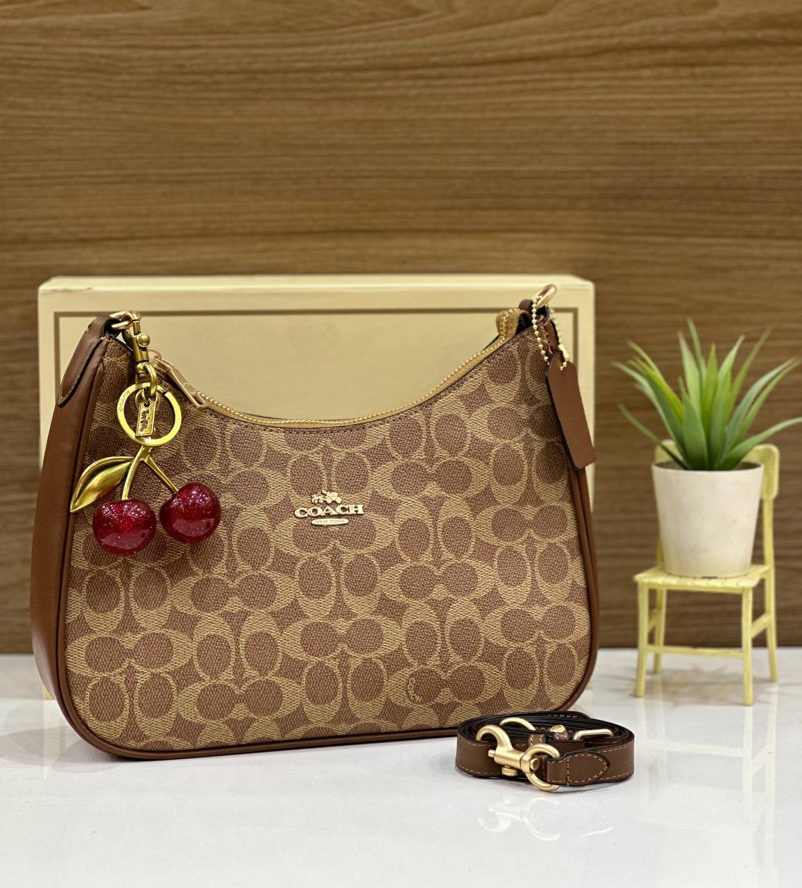COACH Teri Hobo Shoulder Bag