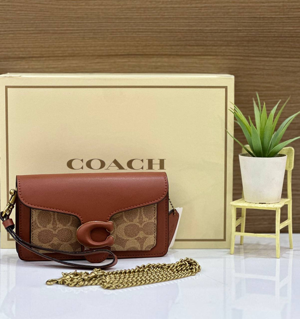 Coach Tabby Wristlet In Signature Canvas