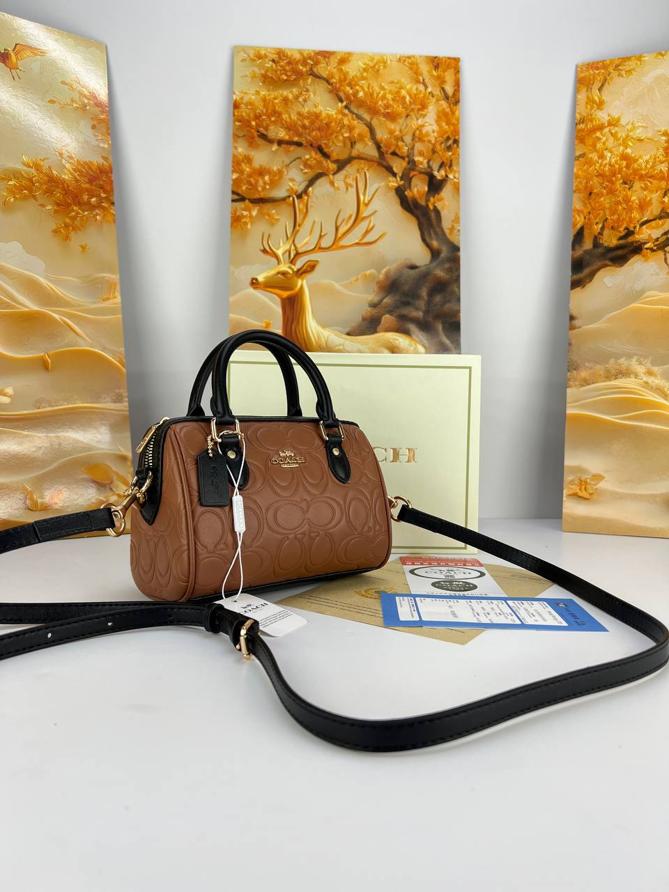 Coach Leather crossbody bag