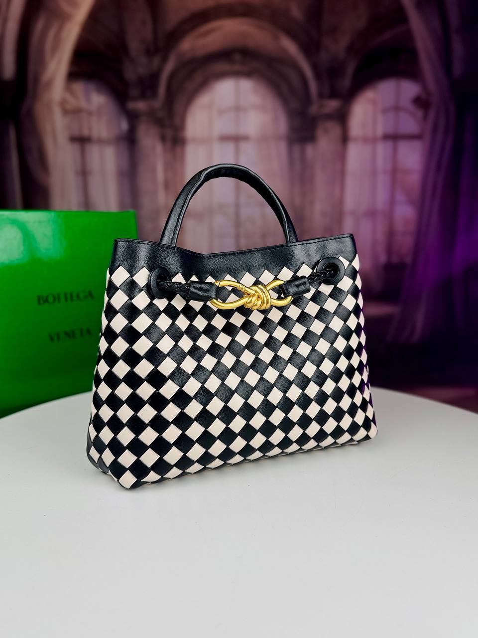 BOTTEGA VENETA  Andiamo Top Handle Bag