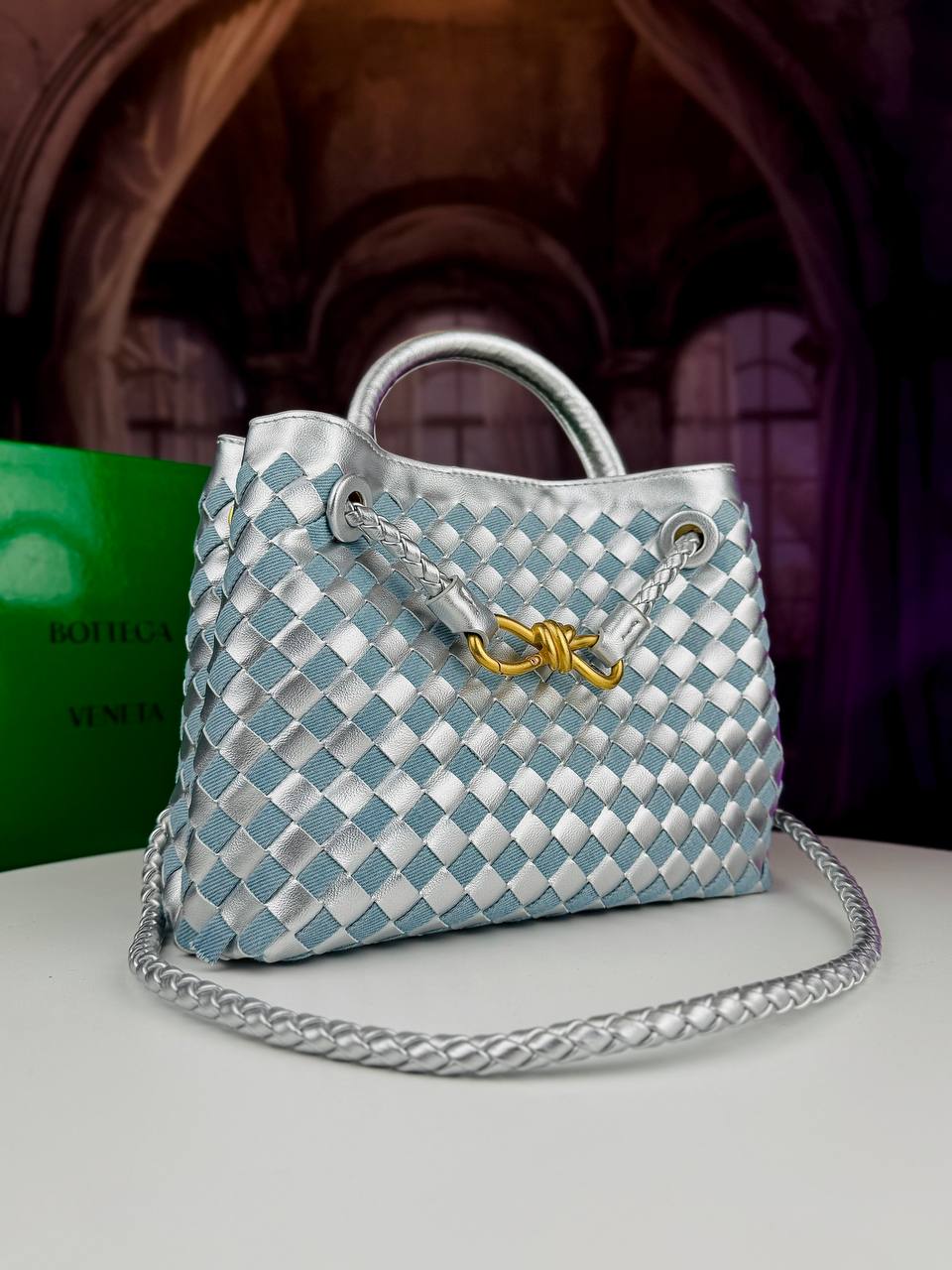 BOTTEGA VENETA  Andiamo Top Handle Bag