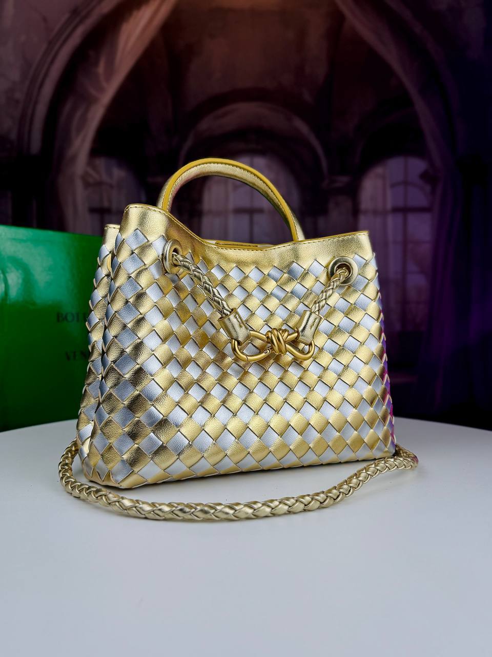BOTTEGA VENETA  Andiamo Top Handle Bag