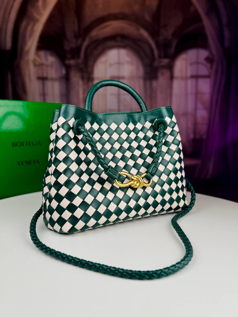 BOTTEGA VENETA  Andiamo Top Handle Bag