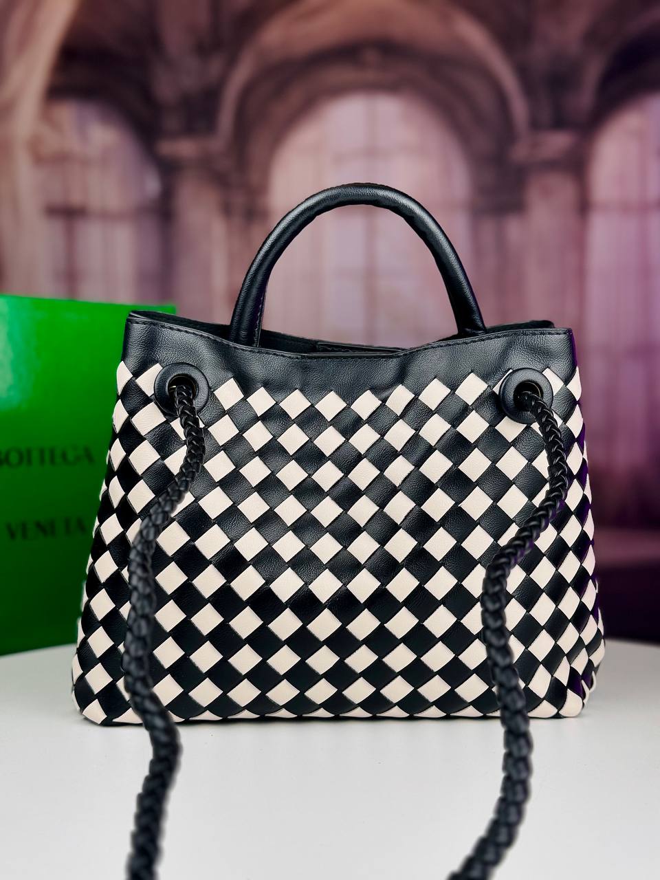 BOTTEGA VENETA  Andiamo Top Handle Bag
