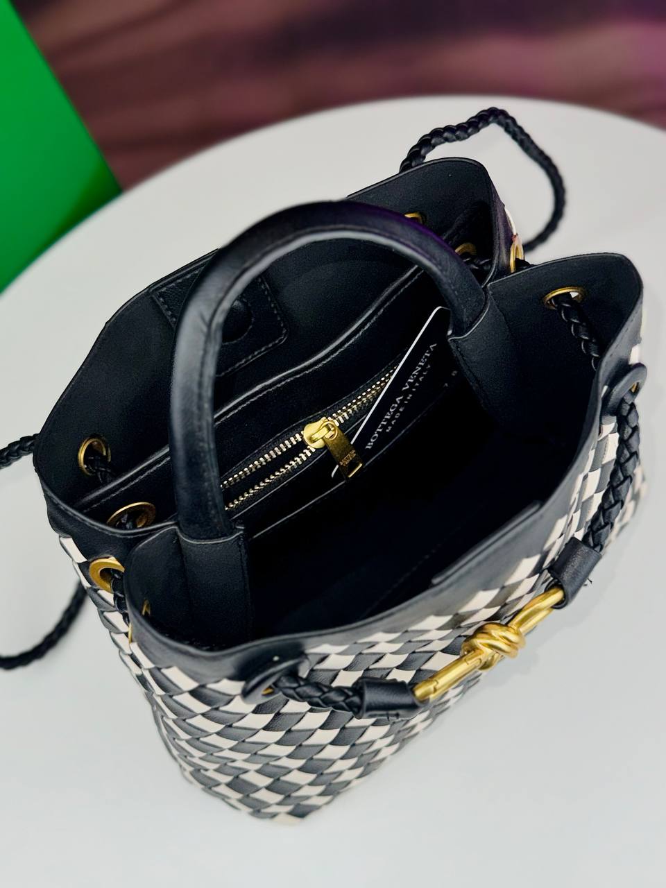 BOTTEGA VENETA  Andiamo Top Handle Bag