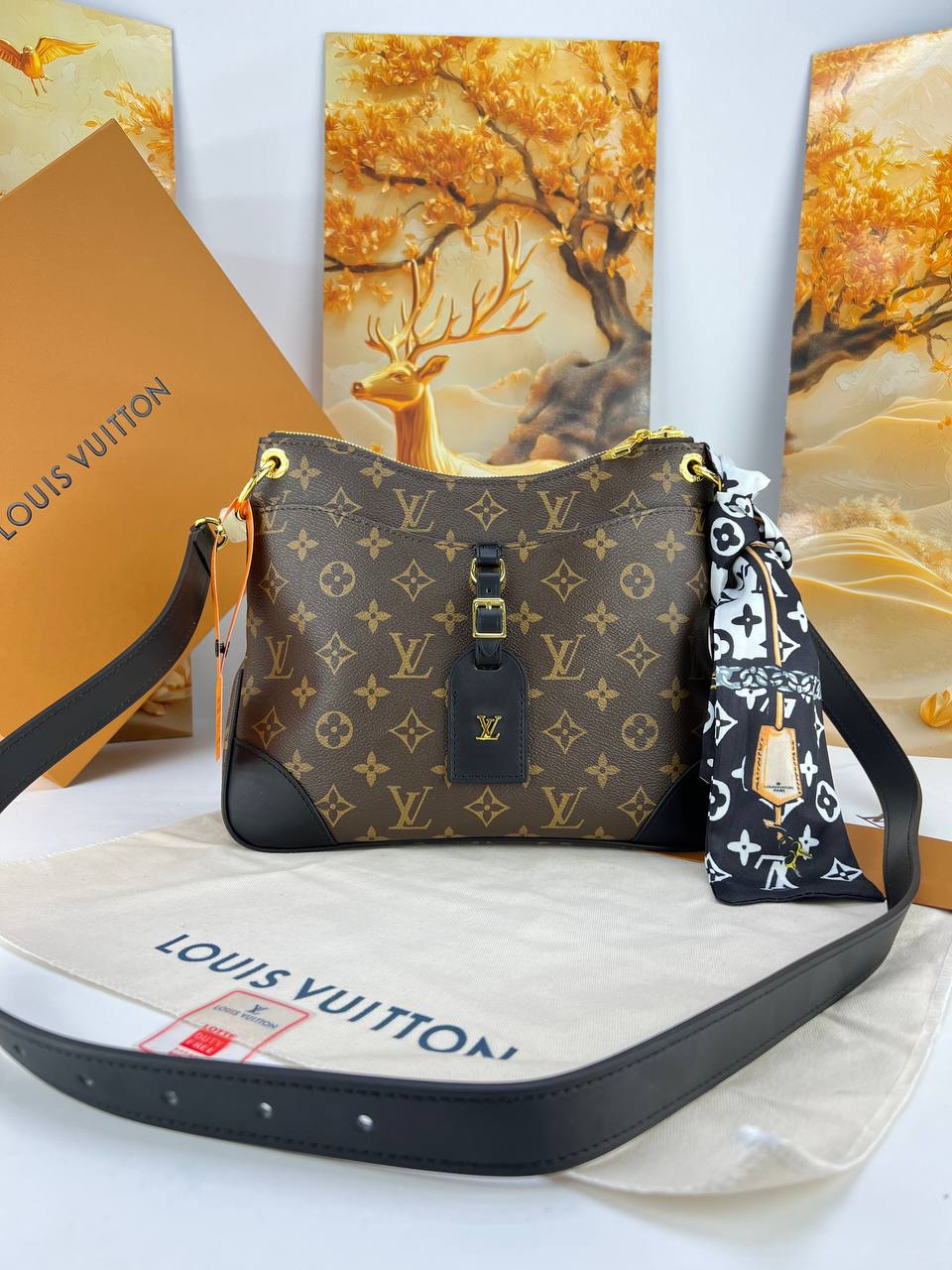 Louis Vuitton Monogram Odeon PM Natural