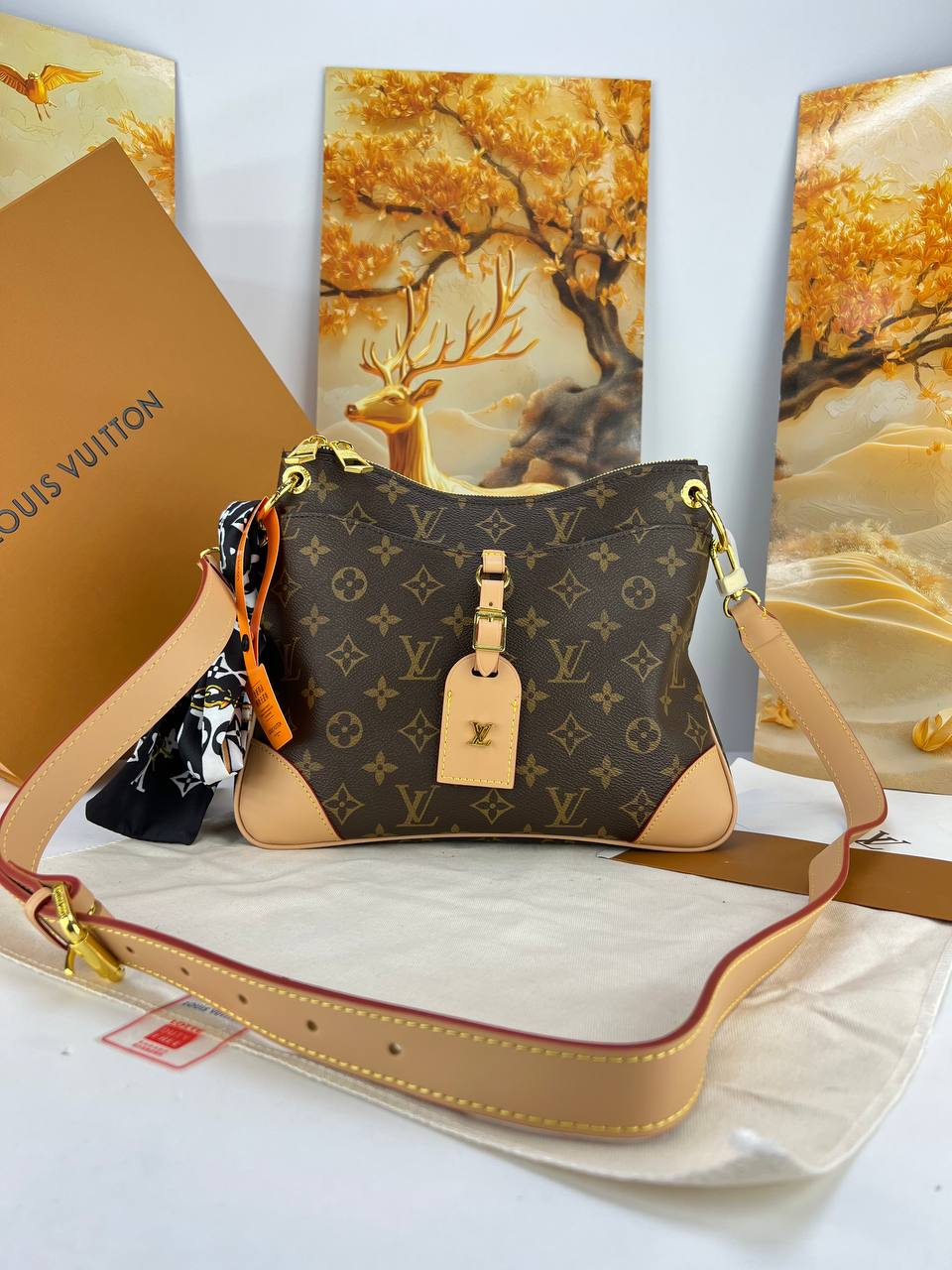 Louis Vuitton Monogram Odeon PM Natural