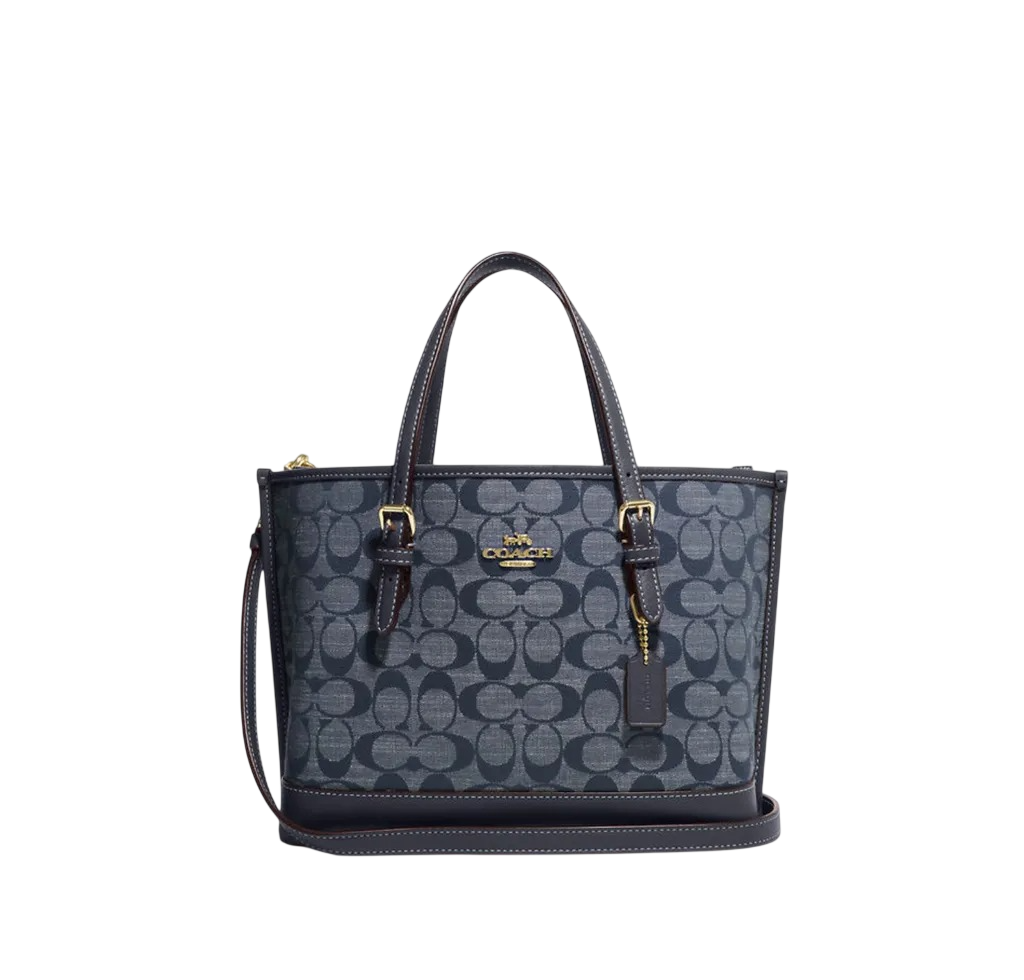 Coach Mollie Tote In Signature Chambray