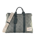 Louis Vuitton Monogram Washed Denim Weekend Tote NM Blue