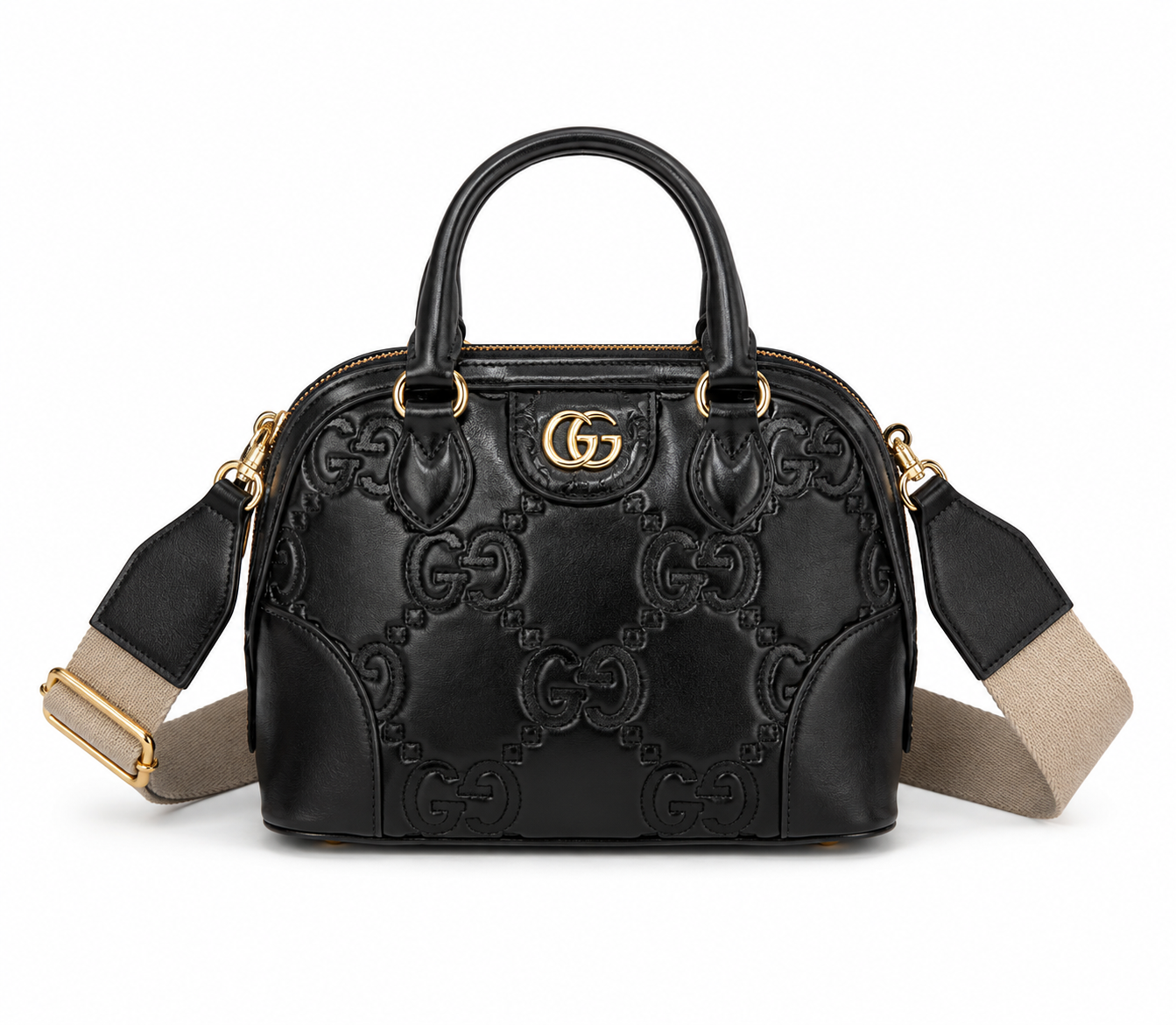 Gucci GG Matelassé Leather Mini Top Handle Bag