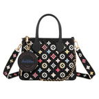 Louis Vuitton embellished denim mini tote