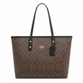 Coach city tote bag in signature canvas
