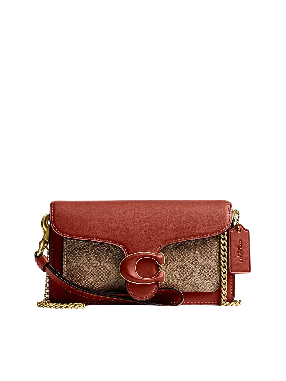 Coach Tabby Wristlet In Signature Canvas