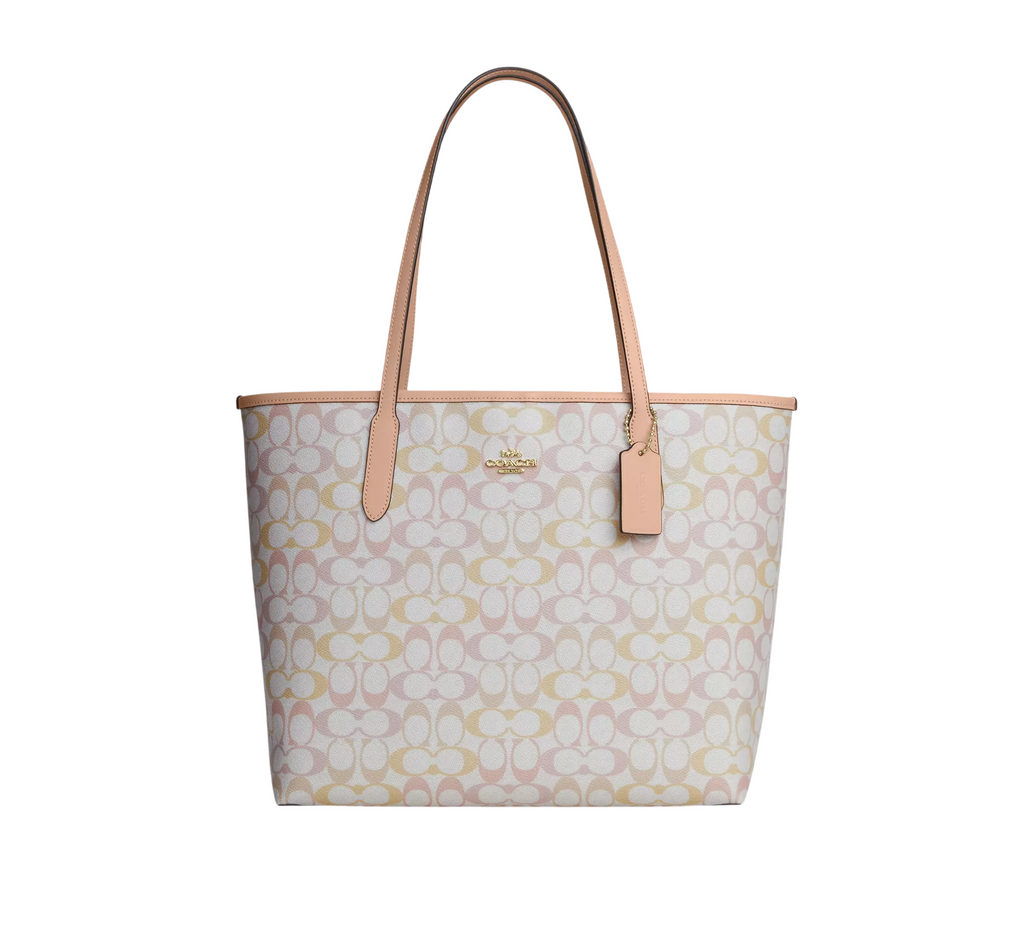 Coach City Tote Bag In Signature Canvas