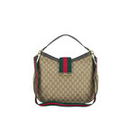 Gucci GG Canvas New Ladies Web Hobo Bag
