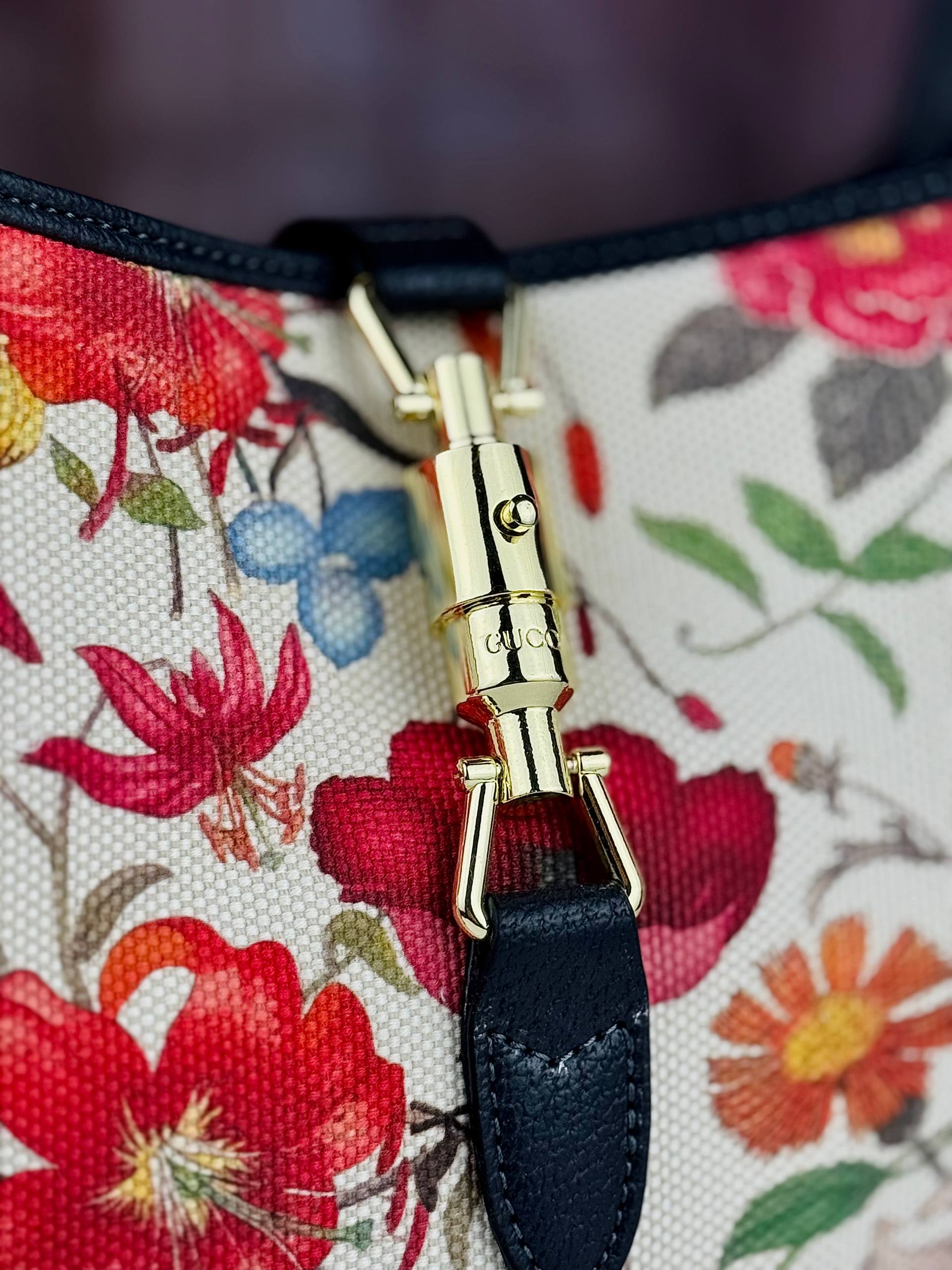Gucci Jackie Flora Shoulder Bag