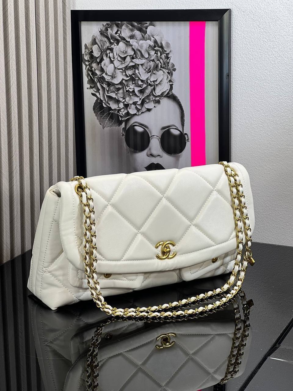 Chanel 25K Quilted Flap Bag