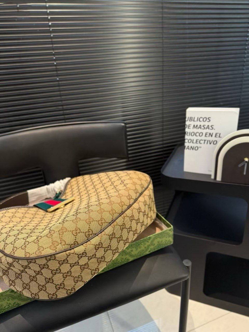 Gucci GG Canvas New Ladies Web Hobo Bag