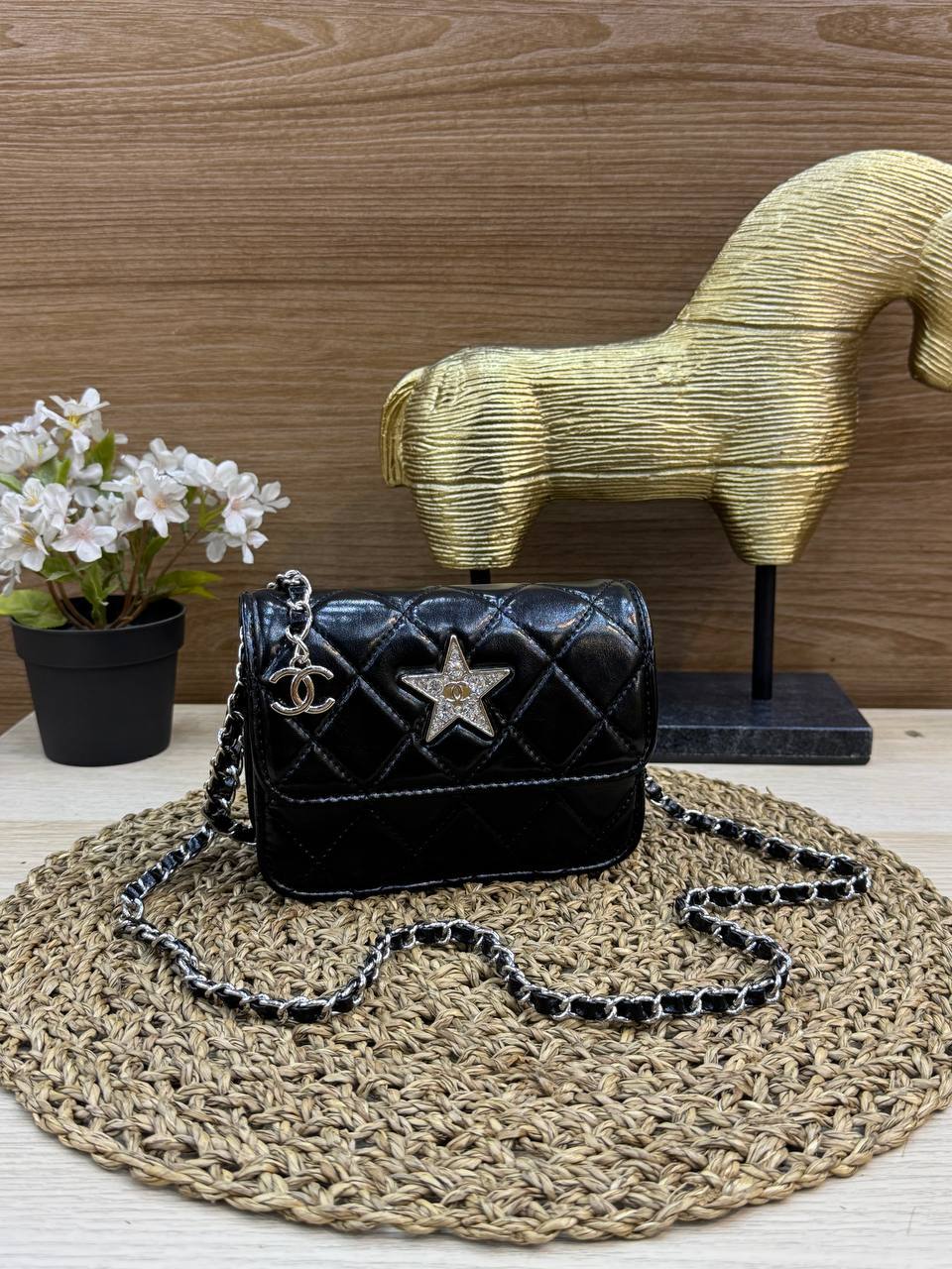 Chanel Quilted Star Flap Bag