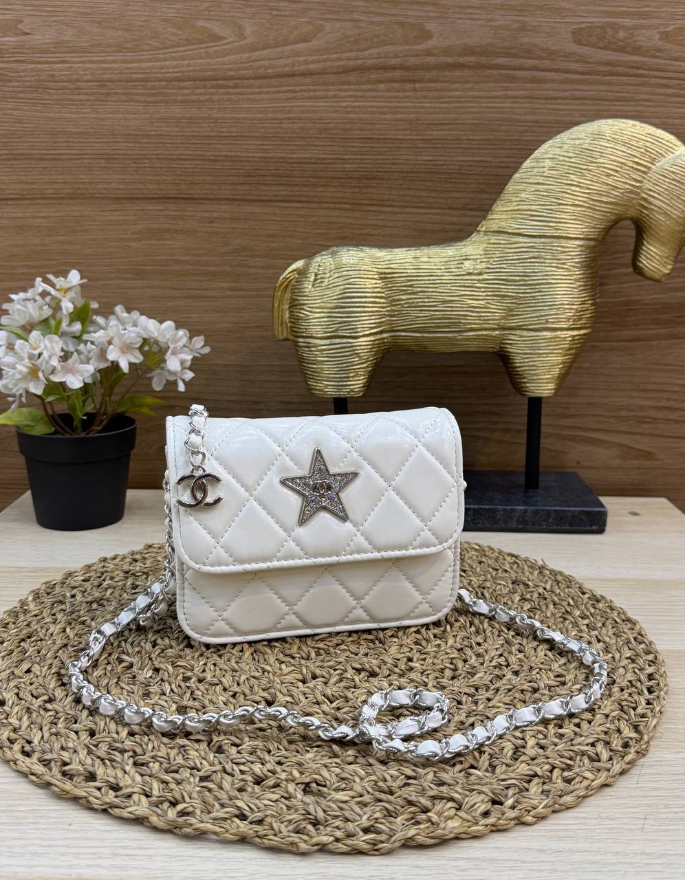 Chanel Quilted Star Flap Bag