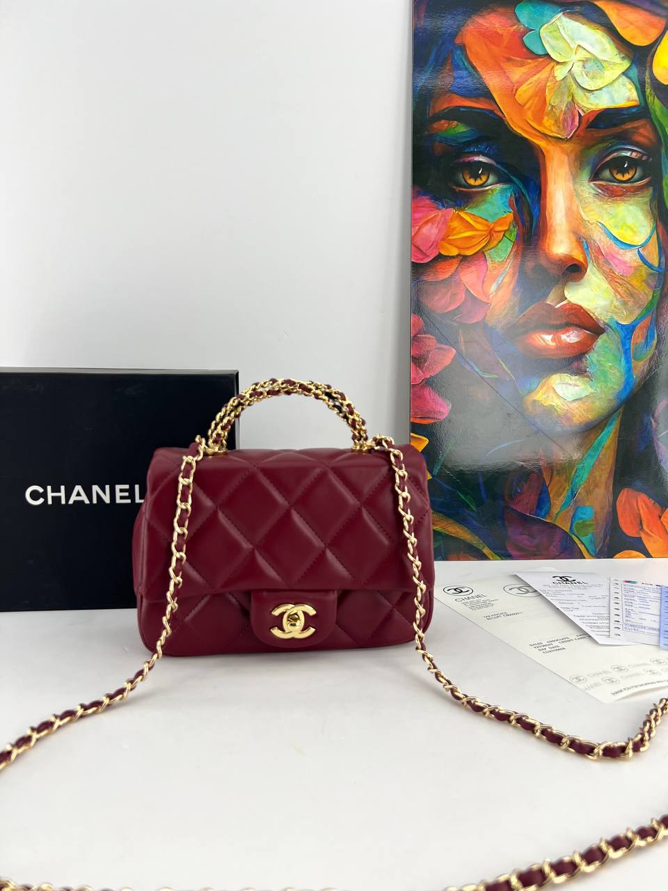 Chanel Mini Flap Bag with Top Handle