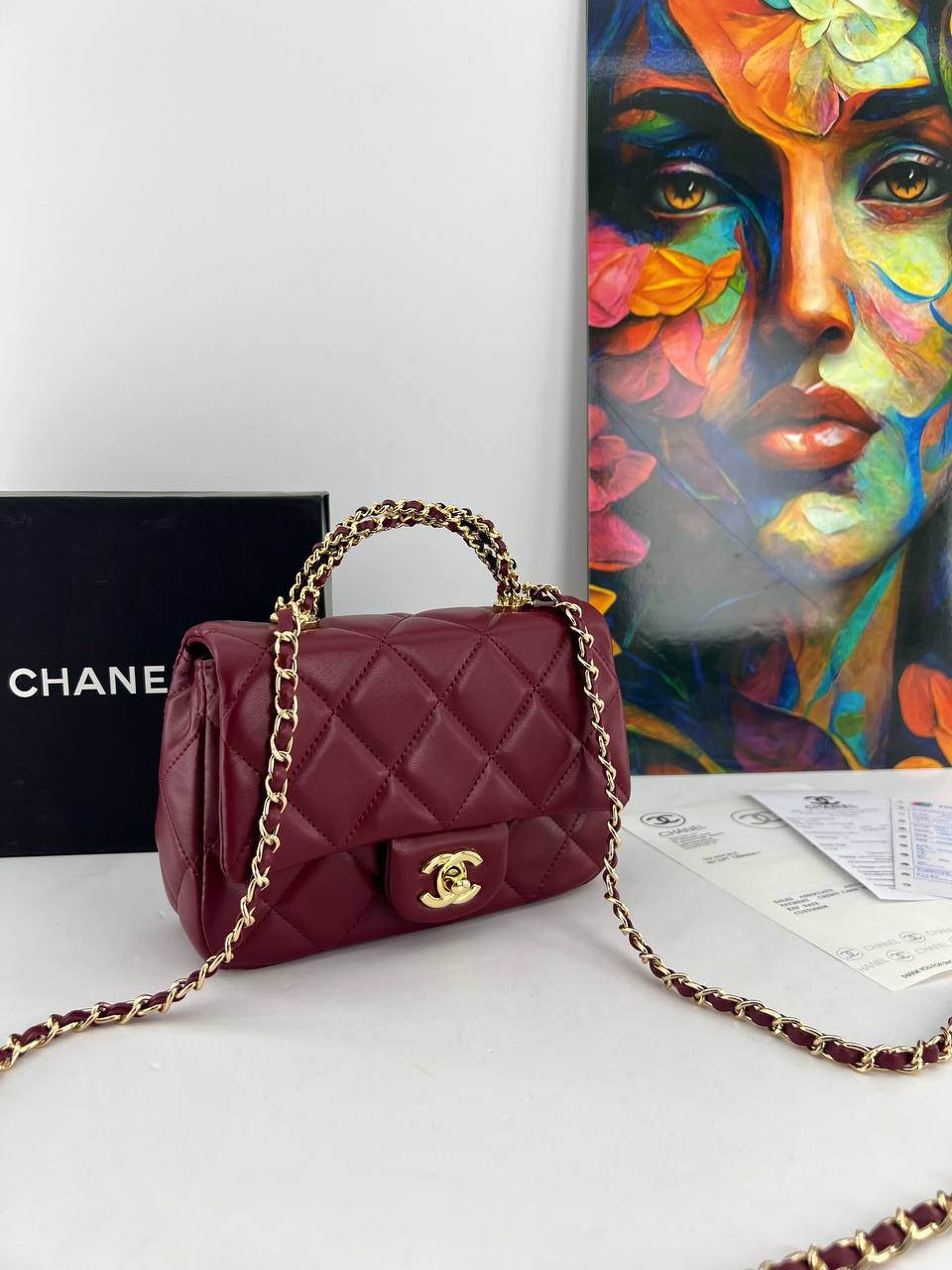 Chanel Mini Flap Bag with Top Handle