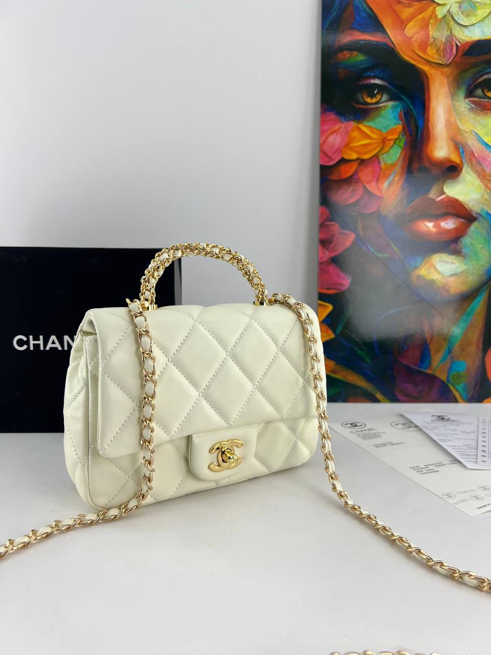 Chanel Mini Flap Bag with Top Handle