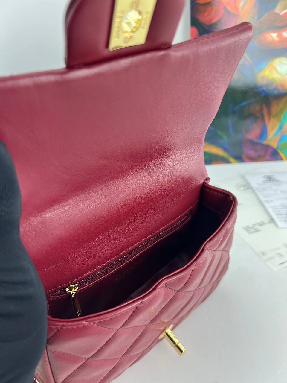 Chanel Mini Flap Bag with Top Handle