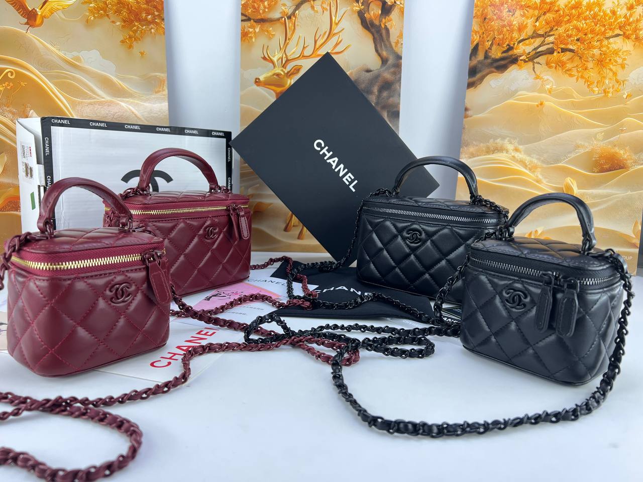 Chanel Vanity Case with Chain