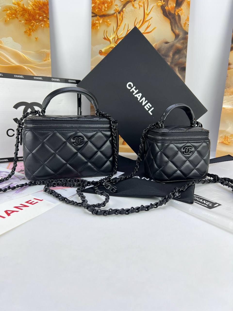 Chanel Vanity Case with Chain