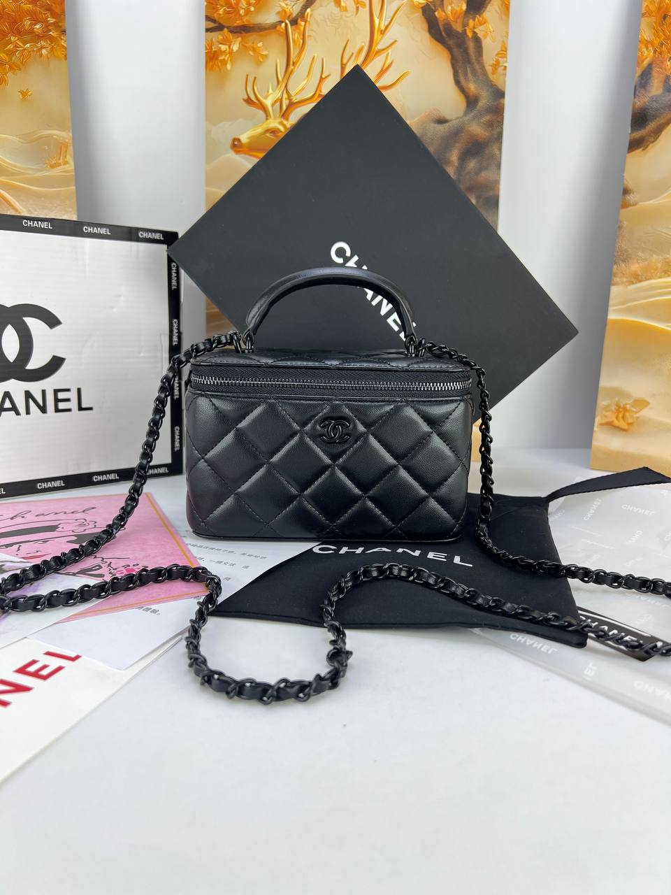 Chanel Vanity Case with Chain
