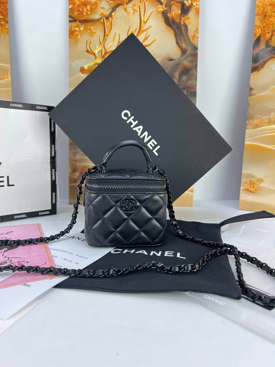 Chanel Vanity Case with Chain