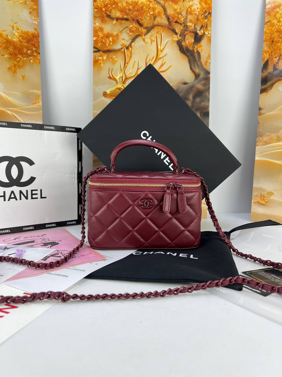 Chanel Vanity Case with Chain