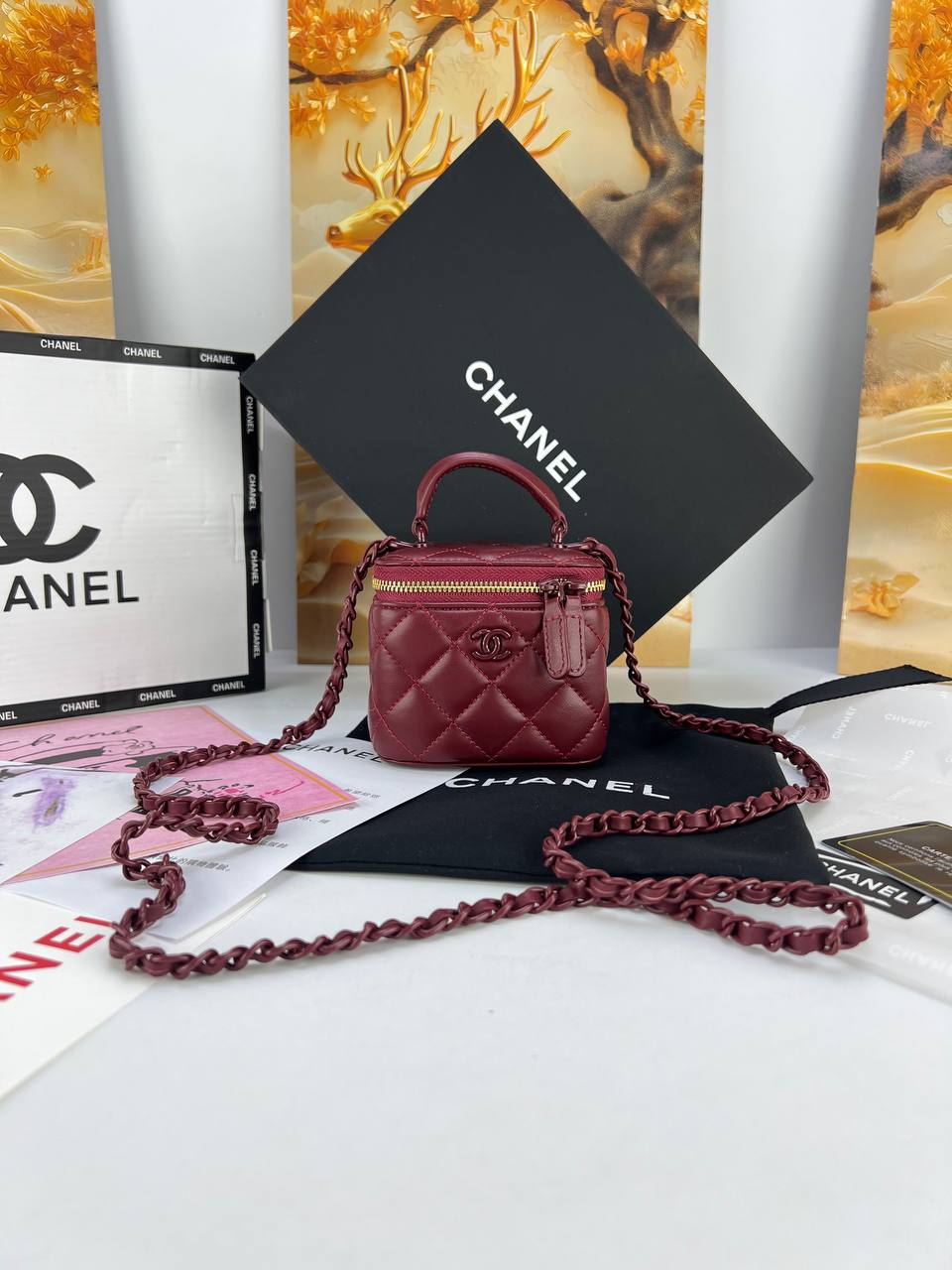 Chanel Vanity Case with Chain