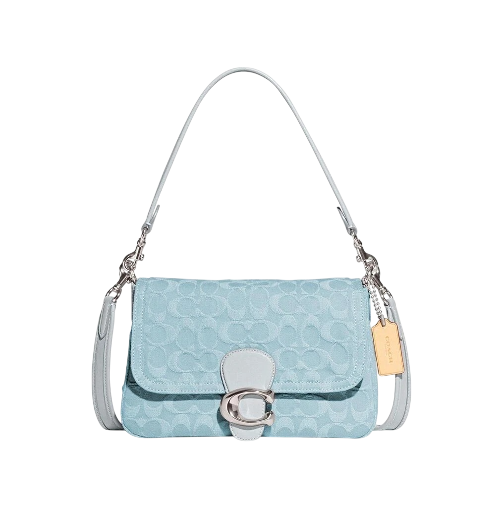Coach Soft Tabby Shoulder Bag in signature denim